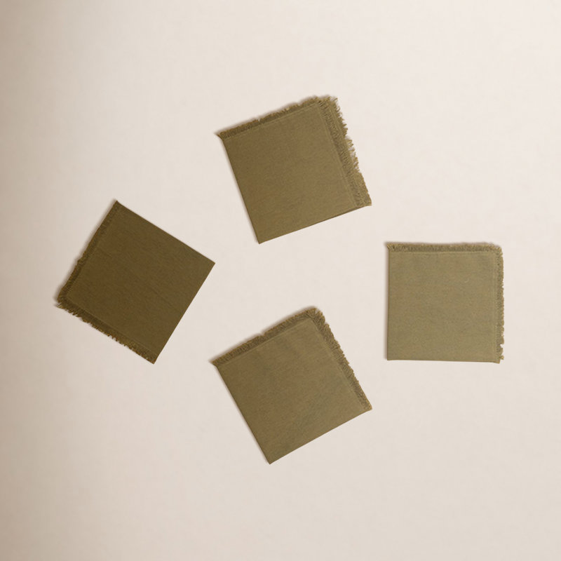 Caseville Essential Cocktail Napkin, Olive