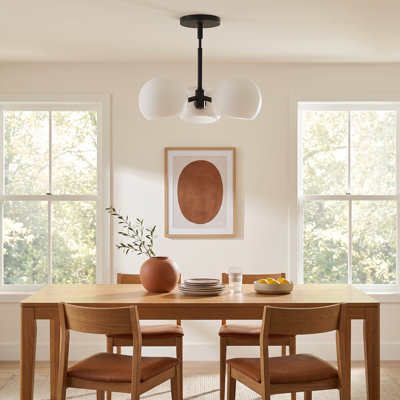 Willow 3 Light Glass Pendant