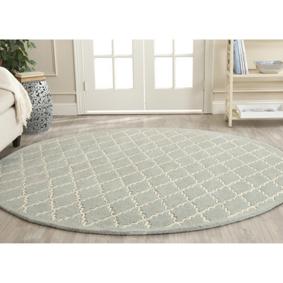 Carolene Hand Tufted Wool Geometric Rug