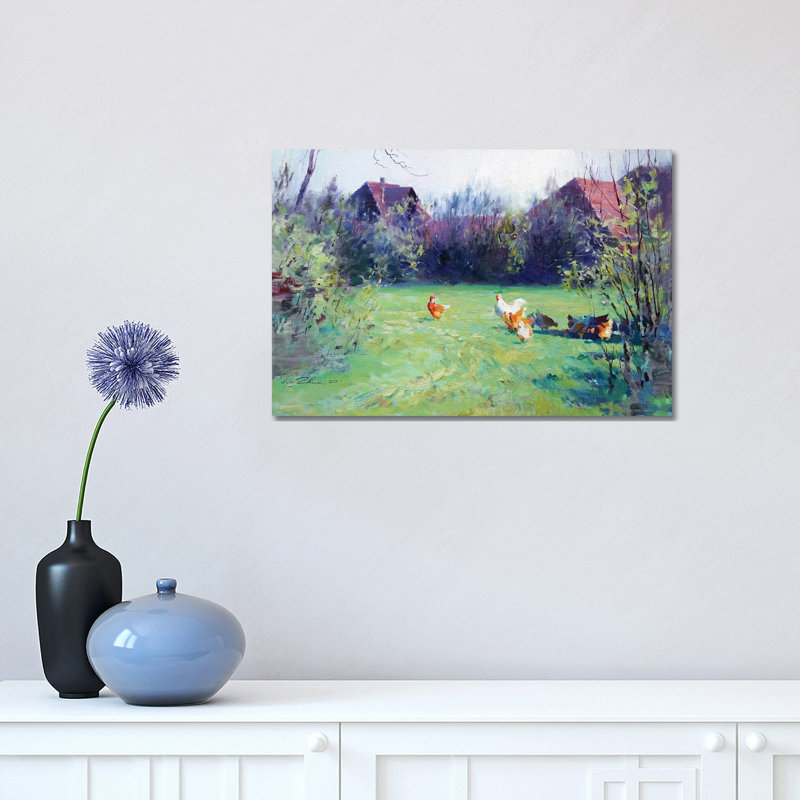 May 1 Piece Wrapped Canvas Painting, 30.48cm H x 45.72cm W x 1.905cm D