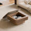 Table basse 31,5 "carrée avec rangement-373738621