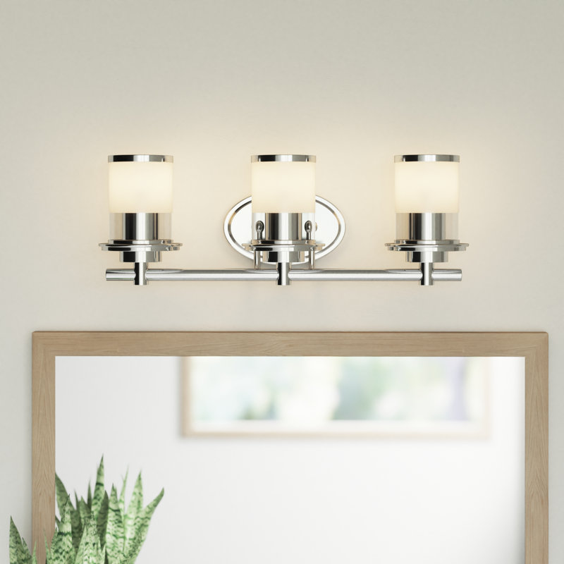 Davis 3 - Light Dimmable Vanity Light, Chrome
