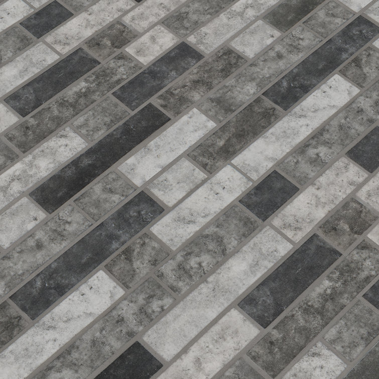 Urban Tapestry Interlocking Random Sized Glass Mosaic Tile