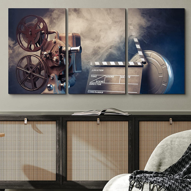 3 - Pieces, 24" H x 48" W x 1.5" D