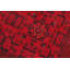 Tapis oriental rouge / noir en laine noué à la main 4 pi 11 po x 6 pi 4 po Cremeans
