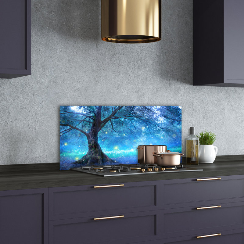 Colpin 50cm W x 100cm L Glass Peel and Stick Panel