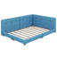 Lit plateforme tapissier grand capitonné