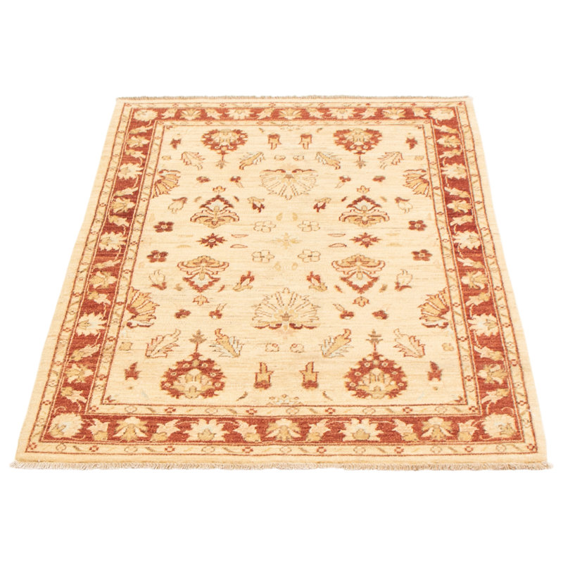 Tapis ivoire Chobi Finest 4 pi 0 po x 5 pi 10 po