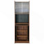 Bureau pliant avec rangement, bureau d'ordinateur pliable peu encombrant pour petits espaces
