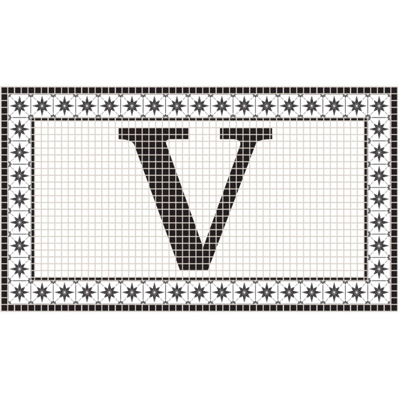 Tapis antidérapant 28 po x 16 po, V