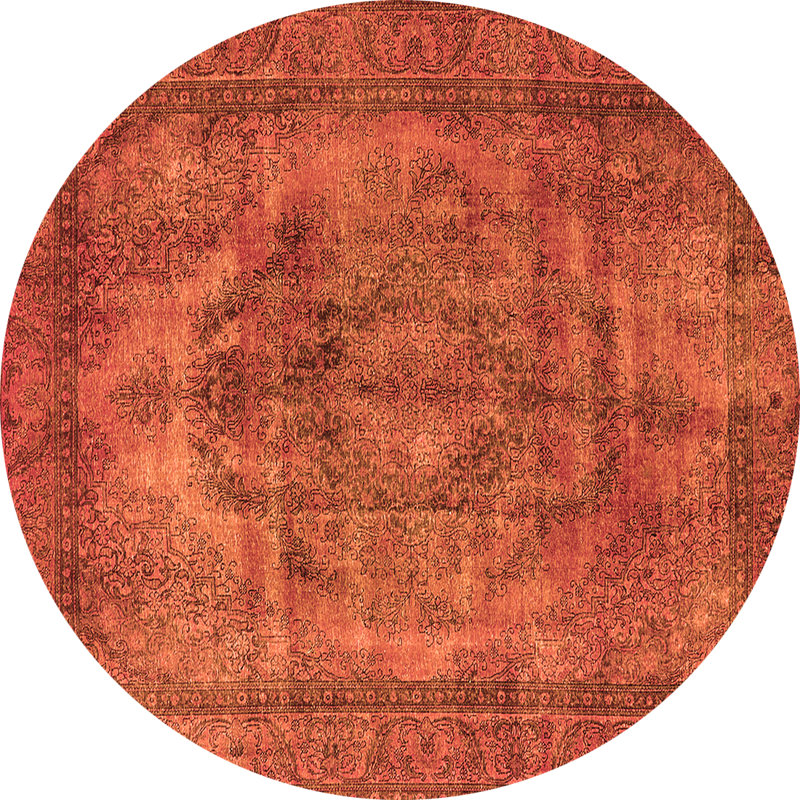 Performance Oriental Indoor Rug, Round 7'