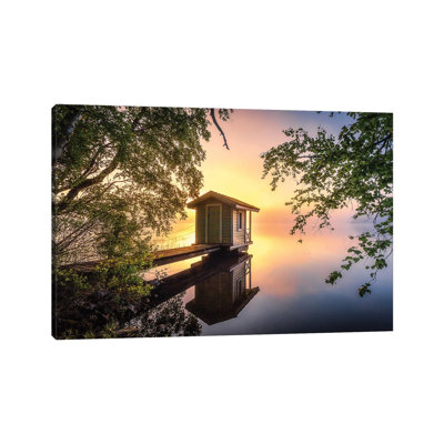 Katumajärvi Morning by Lauri Lohi - Wrapped Canvas Print