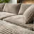 108'' Khaki Corduroy Cloud Modular Sectional Sofa, Deep Seat, L and U Shape Soft Frame Design Couch with 2 Ottomans for Living Room-427541811