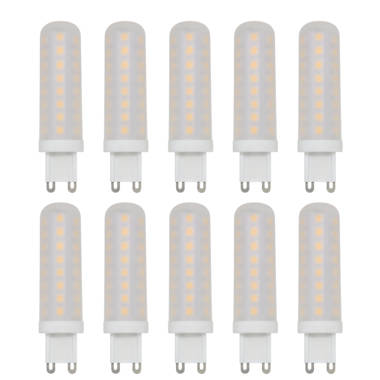 Candex Lighting 6 Watt (75 Watt Equivalent), G9 LED Dimmable Light Bulb,  Warm White (3000K) G9/Bi-Pin Base
