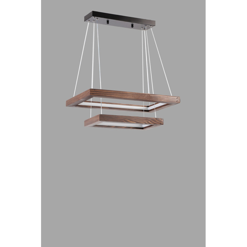 Chandle Chandelier, Walnut