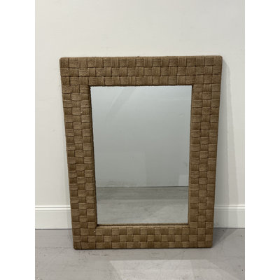 Caihla Rope Rectangular Wall Mirror