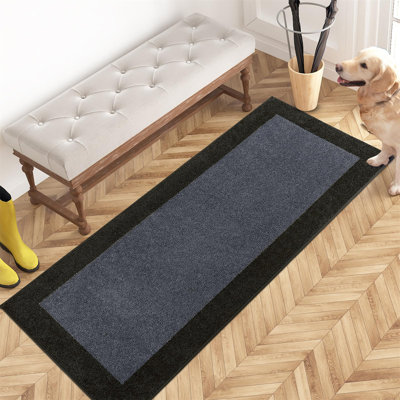 Super Absorbent Doormat, Non-Slip Machine Washable Entryway Rug for Muddy Shoes & Paws