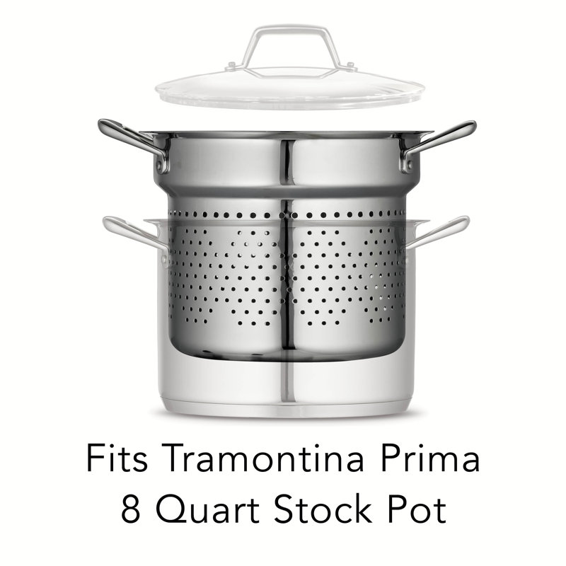 Tramontina Gourmet Prima 8 qt. Pot Insert with 9.45" Diameter