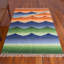 Tapis orange en laine tissé à la main Millhouse Sunset Kilin
