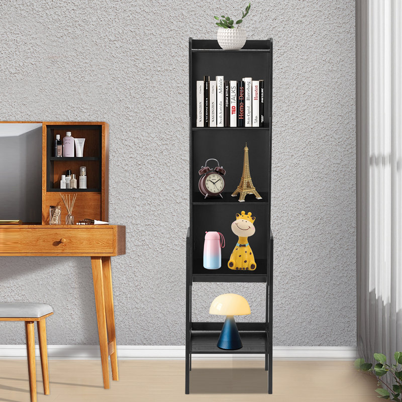 Armoire de table d'appoint à 57 niveaux H 57,5 po, Noir, noir, noir, noir