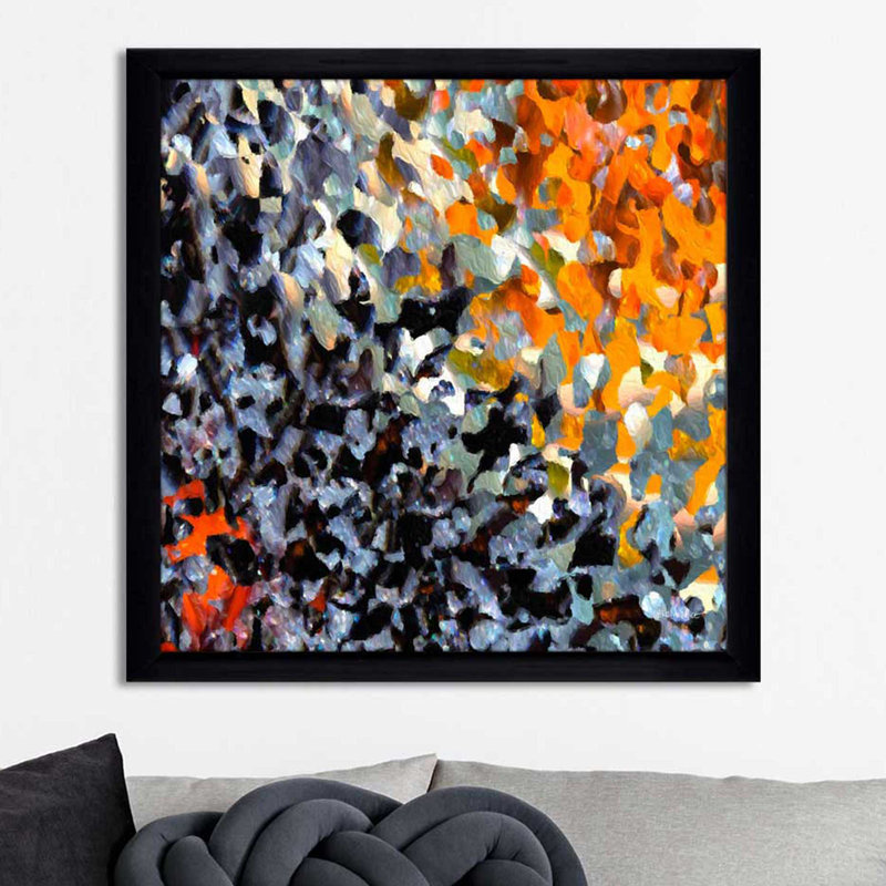 «John 10: 10 An Invitation» par Mark Lawrence - reproduction, H 31,5 po x l 31,5 po x P 1 po, Cadre noir