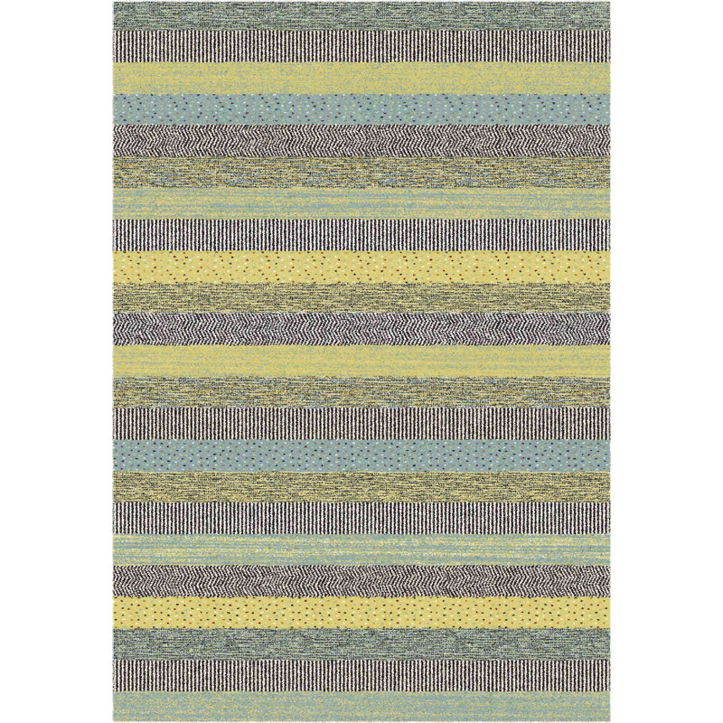 Aghan Striped Area Rug, Rectangle 133 x 195cm