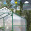 Serre en aluminium 6 pi x 10 pi - Polycarbonate sans rendez-vous pour le jardin toutes saisons avec base surélevée et ancrage, rangement pour outils de jardin