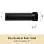 Adjustable 1'' Single Curtain Rod-1591266425-1591266426