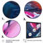 Dennice, art texturé abstrait bleu et rose-2032258885-2032258873