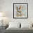 Hare - Matted and Framed Under Acrylic Glass, Large Living Room Wall Art-1150840885