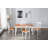 Raffe 4 - Person Solid Wood Solid Wood Top Four Leg Dining Set-1476234534