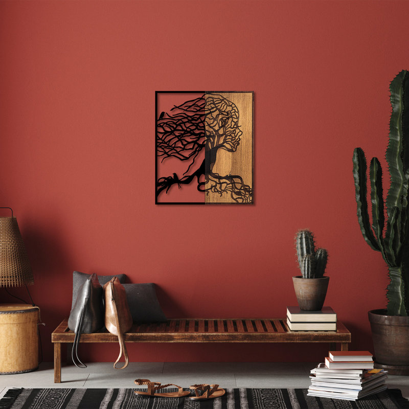Décoration murale en bois