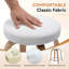 Tabouret de comptoir rond pivotant de 26 po avec structure en bois cintré-1940453816