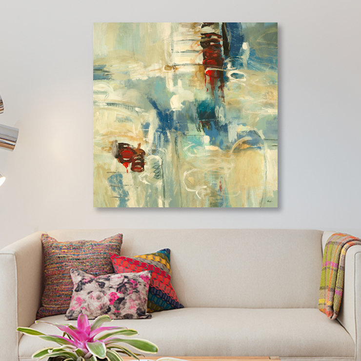 « instinctual beauté i », impression sur toile, H 12 po x l 12 po x P 1,5 po, Toile tendue, Pas de tapis
