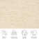 Handgefertigter Teppich Pinney aus Wolle in Beige