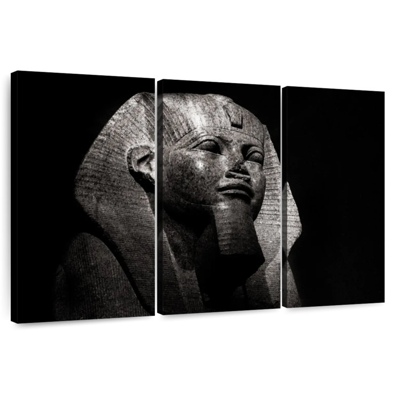Brampt Closeup Black Sphinx, 48" H x 74" W