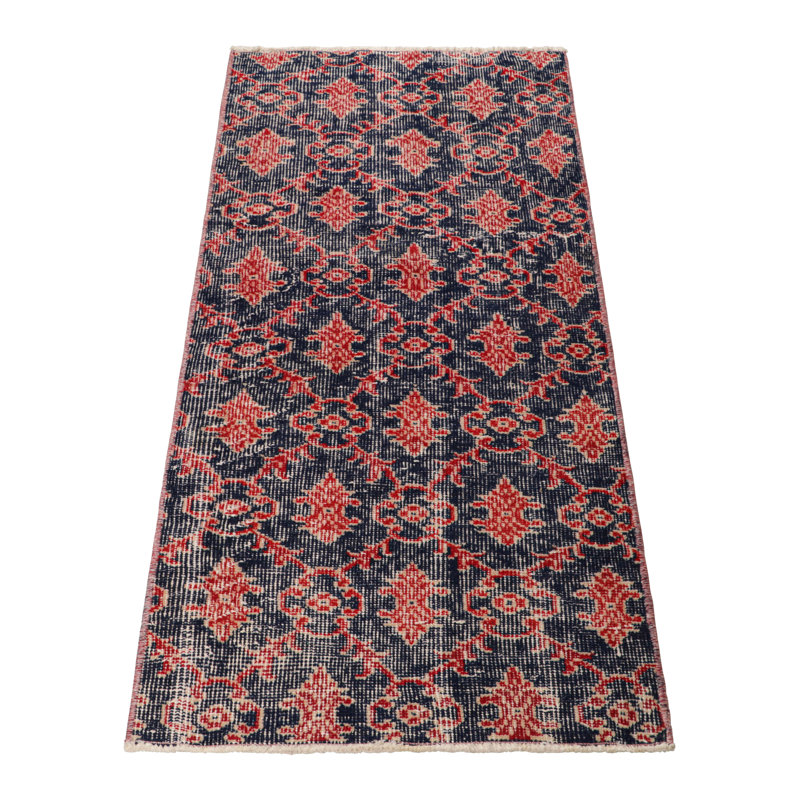 One-of-a-Kind 2'11" X 4'2" Hand Knotted Area Rug