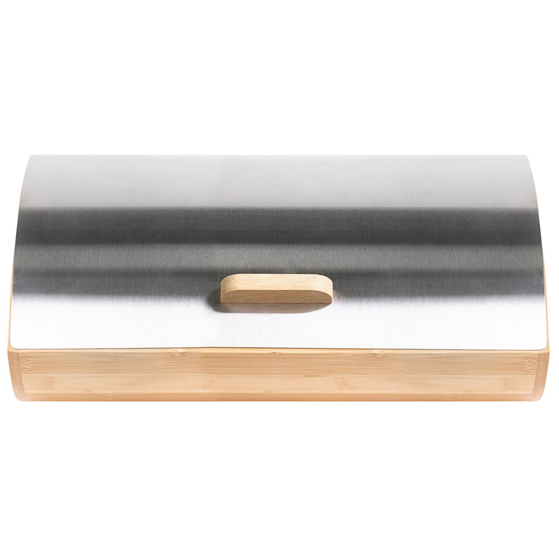 Food Storage Container, Brown, Silver