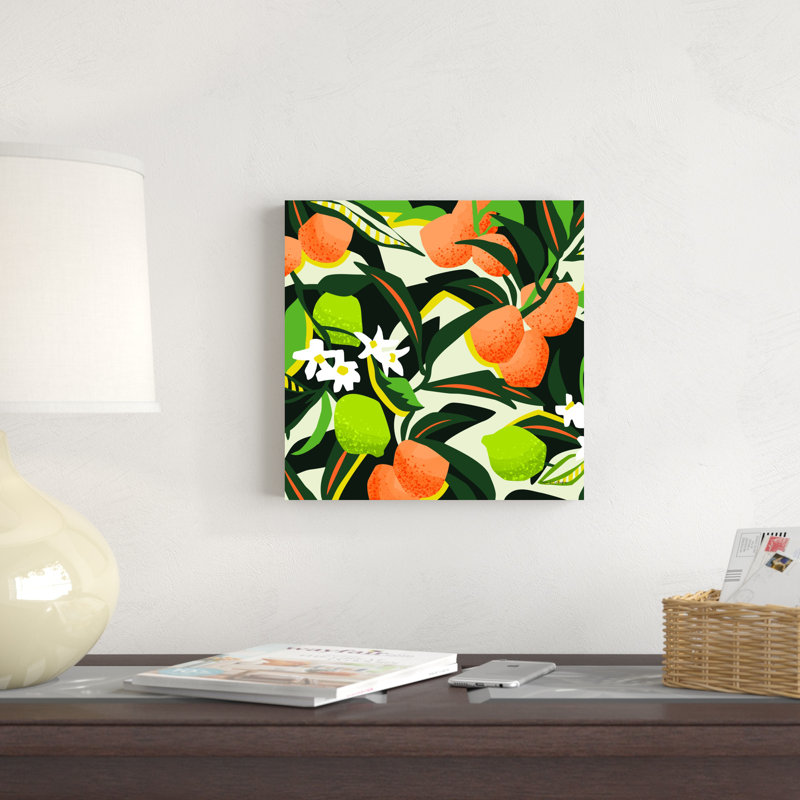 «Sweet Orange Lime» par Megan Gallagher, impression sur toile tendue, H 12 po x l 12 po x P 1,25 po