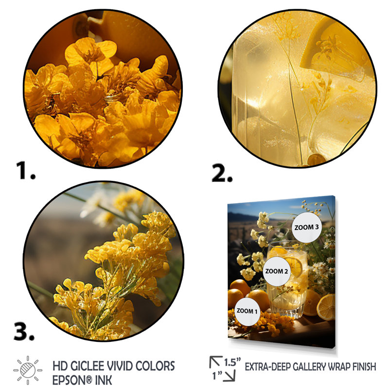 Cocktail jaune ensoleillé paille Téquila IV - Art mural cocktails, H 32 po x l 16 po x P 1 po