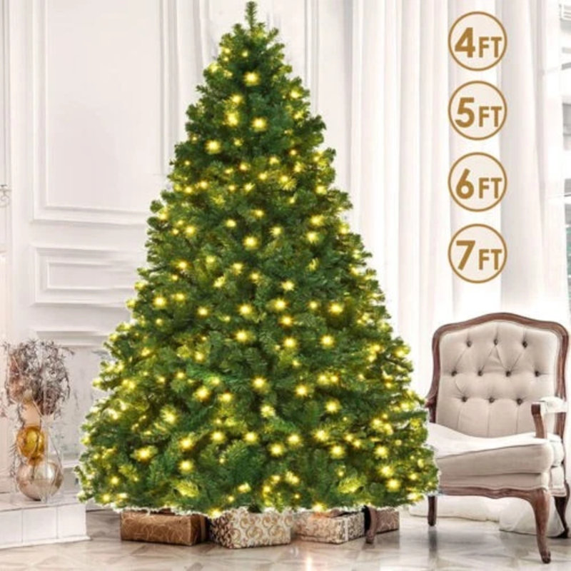 5.91' H Lighted Artificial Christmas Tree
