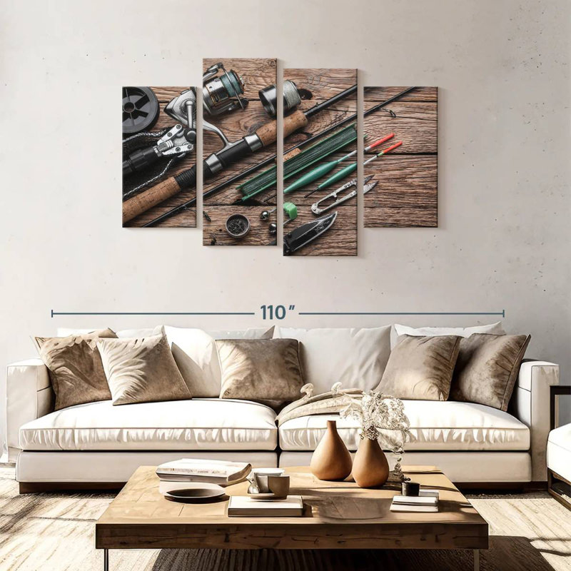 Senne Ready For Fishing, 48" H x 75" W