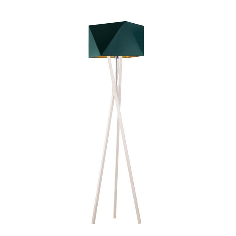 Ravi 150cm Tripod Floor Lamp, Green, Grey