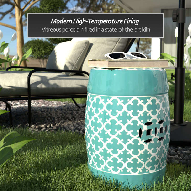 Ceramic Accent Stool
