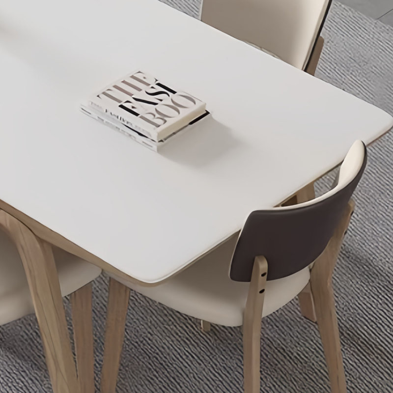 Rectangular Nordic dining table, 29.53"H x 70.87"L x 35.43"W