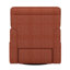 Fauteuil d'appoint pivotant à 360 °, fauteuil en tonneau Chenille avec poches latérales pour le salon, conception ergonomique-266126768