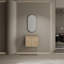 Base de meuble-lavabo mural 24 po, armoire de rangement moderne en contreplaqué avec 2 portes à fermeture douce, console sans lavabo, chêne-1954511718