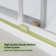 56-60"W X 72" H Double Sliding Soft-Closing Shower Door with 3/8" (10 mm) Tempered Glass