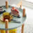 Storage Shelf, 360° Rotating Bookshelf, 3 Tier Bookcase W/ Large-Capacity Storage Space