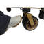 Très grand chariot utilitaire pliable très long de 51 pouces - capacité de 480 lb, structure stable brevetée, pliage à l'échelle 1: 6 et roues tout-terrain de 7 po, aucun assemblage requis, noir-220956485